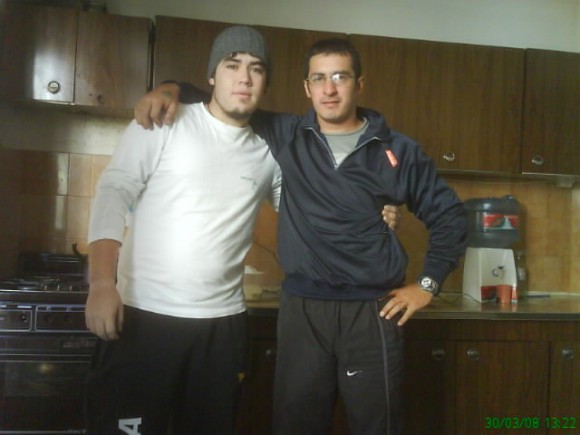 con mi sobrino joel