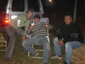 tomando unos tragos con mi tio