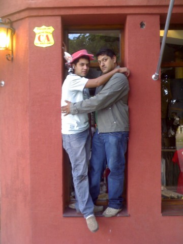 Chicho y Kilo...inevitable la foto Claus
